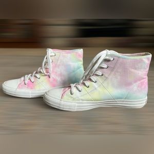 American Eagle Tie-Dye High Top Sneakers